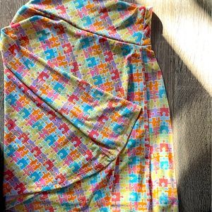 LuLaRoe puzzle piece autism support size 4 kids skirt